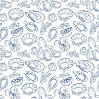 Seashell Pattern Design Perfect for All of Your Coastal Themed Projects and Ideas vector