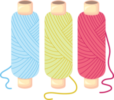 Handmade Project Using Wool Yarn Thread png