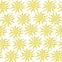 seamless pattern with spiral sun vector