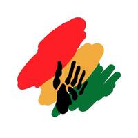 abstract juneteenth symbols vector
