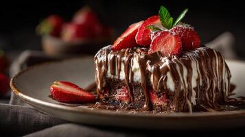 Dessert image with realistic color and finish photo
