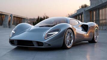 Original car design in photography light setting photo