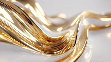 Soft glowing wave background in artistic abstraction photo