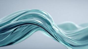 Beautiful abstract luxury waves in soft gradient photo