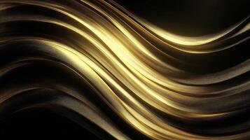 Luxe curved wave abstract design in HD photo