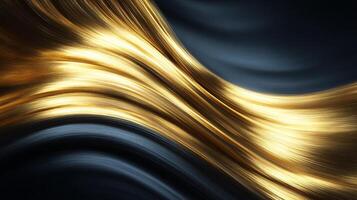 Glossy flowing lines in luxurious abstract scene photo