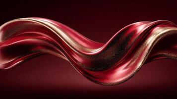 Luxurious wavy background with realistic flowing textures photo