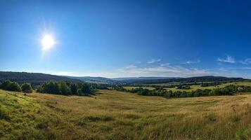 Photorealistic image of summer nature background photo