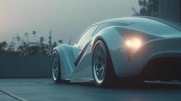 Real car curves captured in photography photo