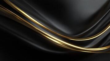 Elegant soft wave texture in luxury background photo