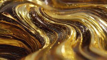Graceful abstract background with soft flowing waves photo
