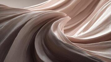 Elegant flowing waves with artistic abstract finish photo