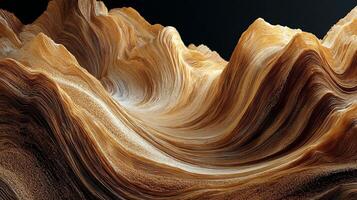 Detailed curves in glossy wave background design photo