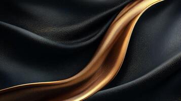 Smooth abstract waves in deluxe color blend photo