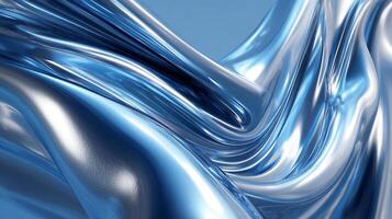 Vivid abstract background with soft flowing waves photo