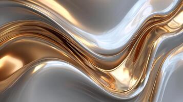 Fluid motion wave texture in abstract luxury photo