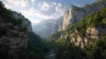 Natural environment photo with realistic light, depth, and beautiful view