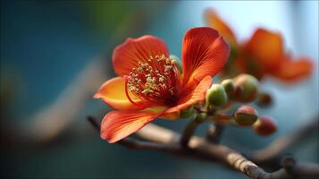 Soft color and deep detail in vivid spring flower photo