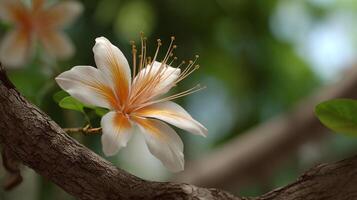 Peaceful spring bloom on tree captured in a serene flower photo