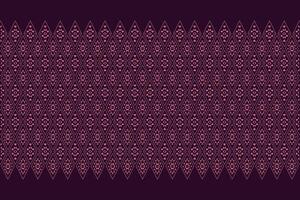 Seamless red fabric texture with knitted hearts, a romantic pink and violet Valentine's Day pattern illustration vector