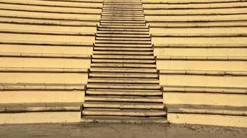 The amphitheater steps, surrounded by lush greenery, create a perfect space for events and gatherings photo