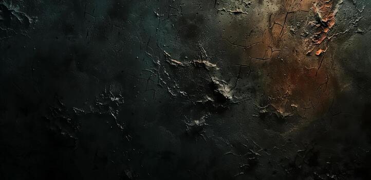 A dark, grungy backdrop with distressed patterns evokes mystery and artistic intrigue, captivating the viewer photo