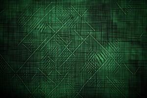 Intricate patterns weave through a dark green surface, imbuing the space with a rich, ancient feel that invites exploration and contemplation photo