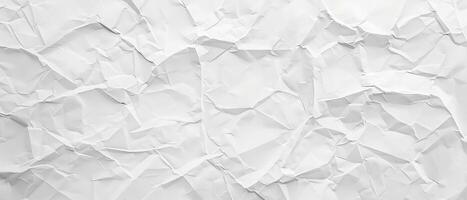 Subtle wrinkles and folds of white paper form an intriguing backdrop, inviting artistic exploration and creativity in any design project photo