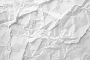A textured white surface composed of crumpled paper showcases its unique character, encouraging innovative ideas and artistic expression photo