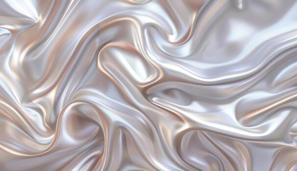 Soft, wavy contours of a pristine white background evoke a sense of tranquility and elegance, perfect for creative endeavors or design projects photo