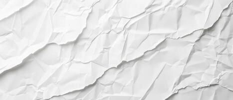 A beautifully crumpled white paper surface provides a clean and artistic backdrop, ideal for projects requiring simplicity and elegance photo