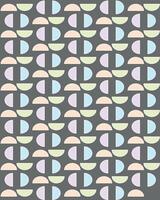 abstract geometric patterns without limits with irregular semicircles vector