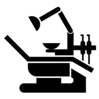 Dentist Engine solid icon vector