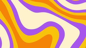 Groovy Spectrum Flow Seamless Retro Loop Animated video