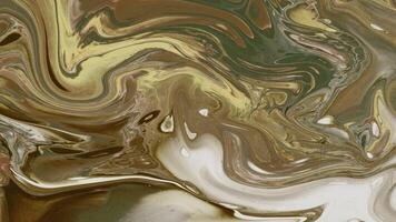 Abstract background Animation liquid ink marble combination brown mud video