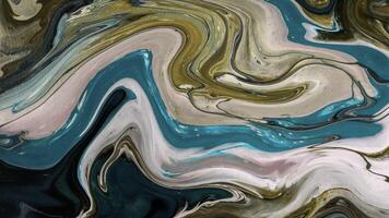 Abstract background Animation of liquid ink marble patterned natural stone video