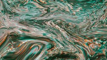 Abstract background Animation of liquid ink marble flowing clear river water video
