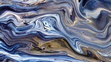 Abstract background Animation liquid ink marble river stone motif video
