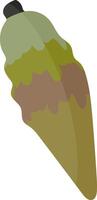 Abstract Green Ice Cream vector