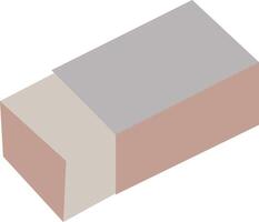 Simple Grey Eraser vector
