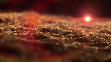 4k Fractal Spider Net Motion Background video
