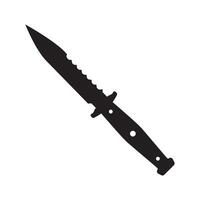 Knife icon. Knife symbol or illustration sign. Flat design style eps 10 vector
