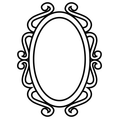 Mirror icon . wall mirror illustration sign. Fashion symbol. Wardrobe mark.