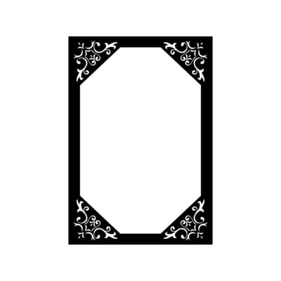 Mirror icon . wall mirror illustration sign. Fashion symbol. Wardrobe logo.