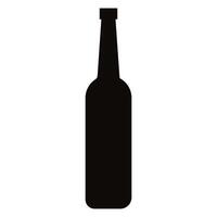 Beer bottle icon. Simple illustration of beer bottle icon for web vector