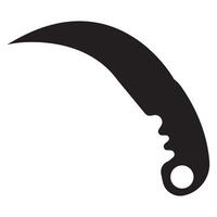 Sickle icon. Simple illustration of sickle icon for web vector