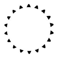 Sun icon on white background. illustration for your graphic design. vector