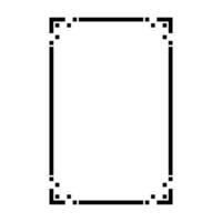 Vintage ornamental frame. Template for laser cutting. illustration. vector