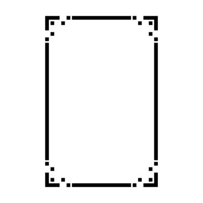 Vintage ornamental frame. Template for laser cutting. illustration.