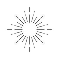 Sunburst icon. Starburst icon. Starburst illustration. vector